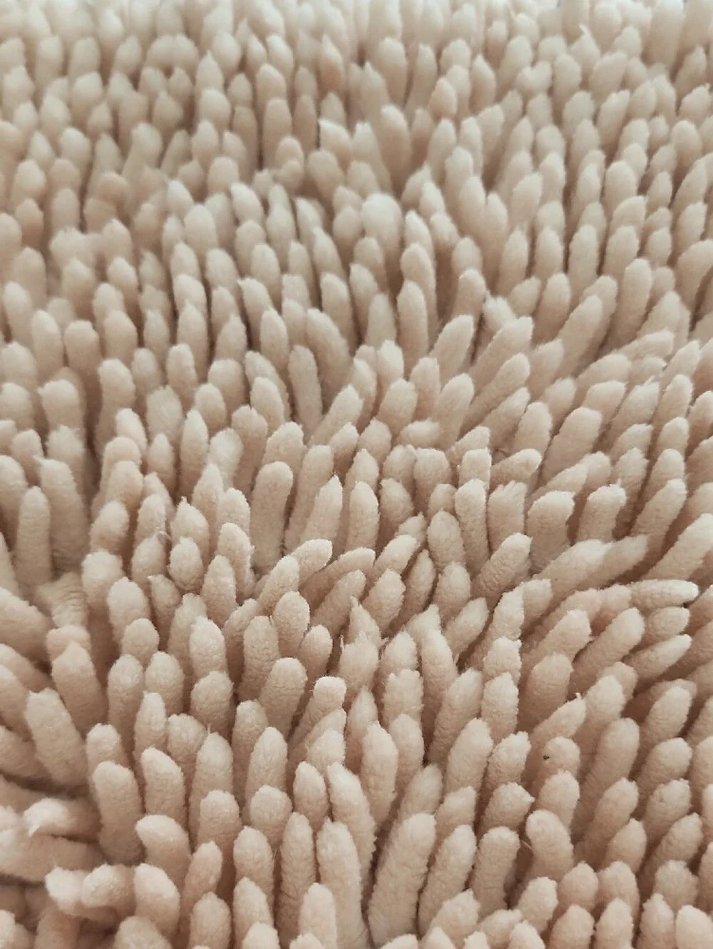 Plush Bath Mat -  Soft Chenille Baby Pink 18x24